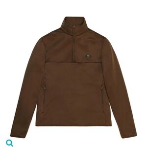 NWT! Rains, Sintra Fleece Half Zip, Frame (Brown), Size Medium, NEW! -$125